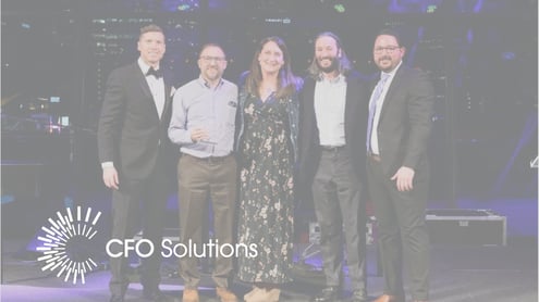 CFO Solutions receiving award for planful implementor of the year 2024